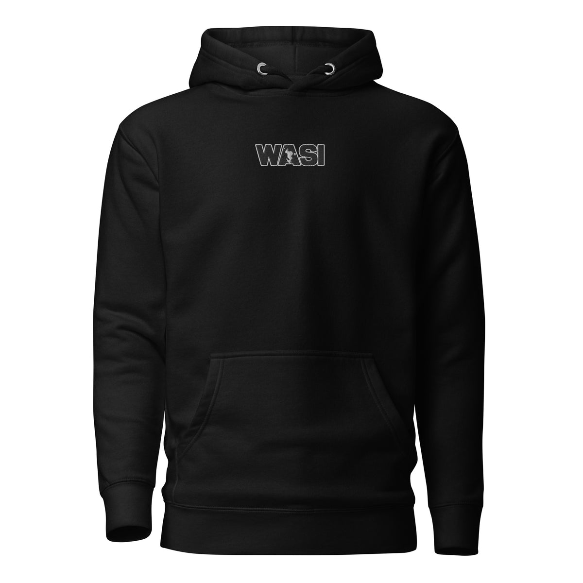 Hoodie noir homme et femme imprimé au dos blason Mayotte 976 style campus universitaire